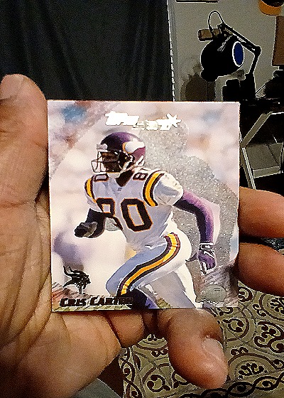 1995 Topps #5 Cris Carter — front