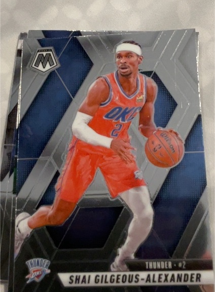 2021 Panini Mosaic #2 Shai Gilgeous-Alexander — front