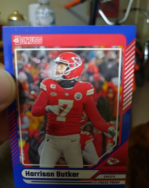 2022 Donruss #7 Harrison Butker — front