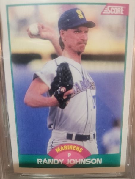 1989 Score #123 Randy Johnson — front