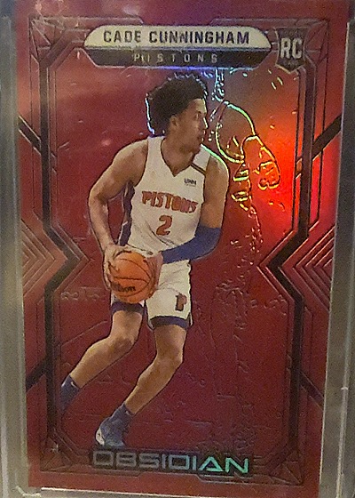 2021 Panini Obsidian #RC Cade Cunningham — front