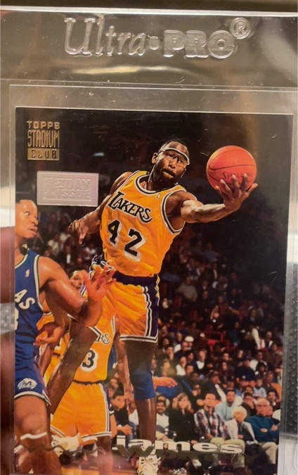 1990 Topps Stadium Club #42 James Worthy — front