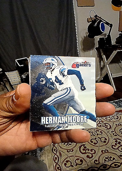1995 Pacific Gamers #34 Herman Moore — front