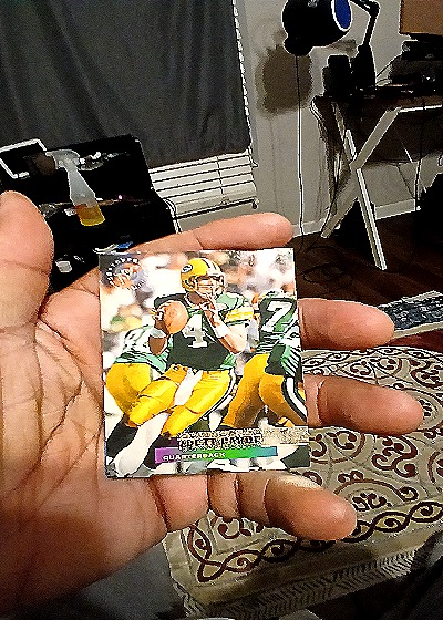 1992 Topps #1 Brett Favre — front
