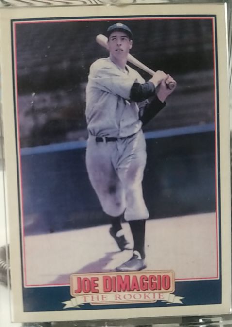 1991 Upper Deck #1 Joe DiMaggio The Rookie — front