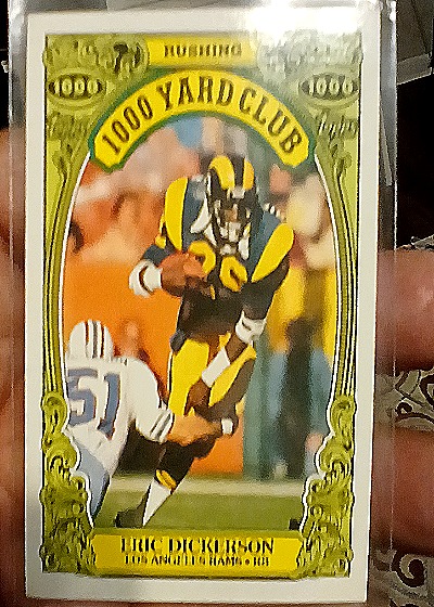 1984 Topps #70 Eric Dickerson 1000 Yard Club — front