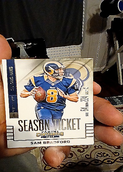 2014 Panini Contenders Season Ticket #ST-SB Sam Bradford — front