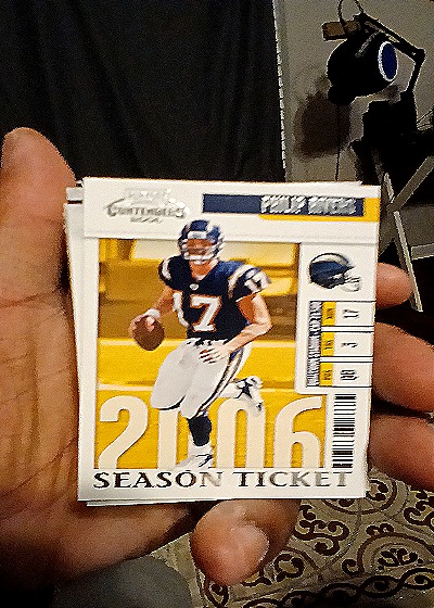 2006 Donruss Contenders #1 Philip Rivers — front