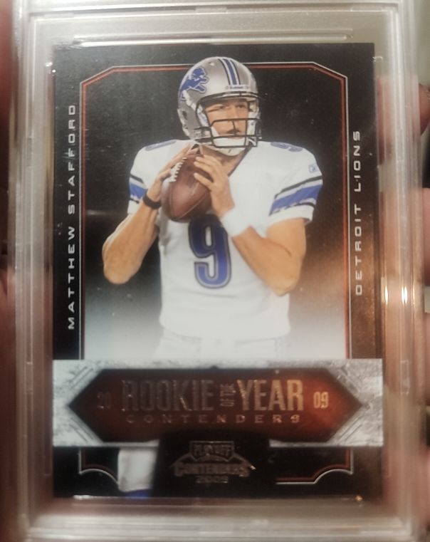 2009 Playoff Contenders Rookie of the Year Contenders Matthew Stafford — front