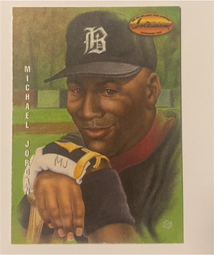 1994 Fleer Michael Jordan Birmingham Barons #MJ1 — front