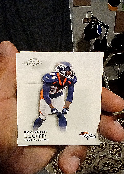 2005 Leaf #84 Brandon Lloyd — front