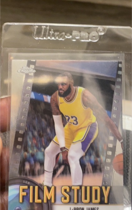 2020 Topps Chrome Film Study #FS-1 LeBron James — front