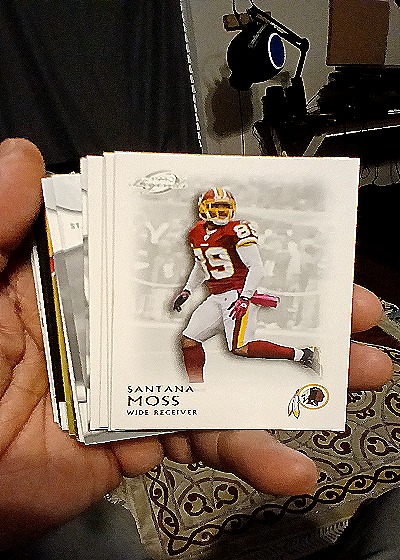 2001 Topps #19 Santana Moss — front