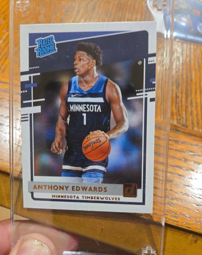 2020 Donruss #1 Anthony Edwards — front