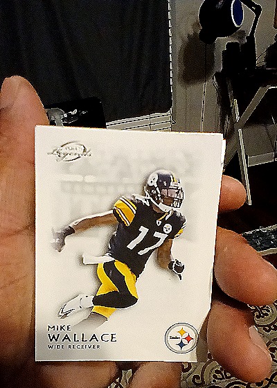 2010 Topps Chrome #17 Mike Wallace — front
