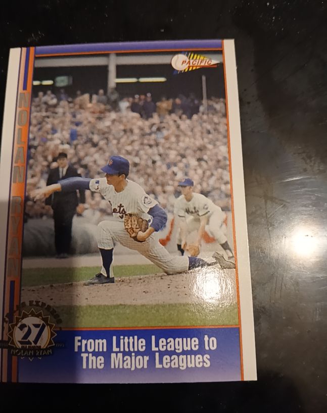 1991 Pacific #27 Nolan Ryan — front