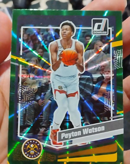 2021 Donruss #204 Peyton Watson — front