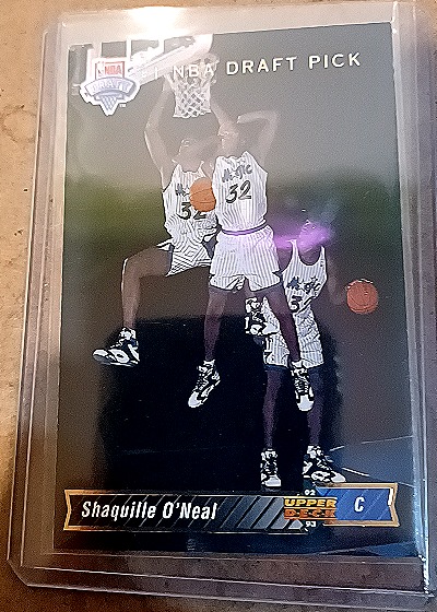 1992 Upper Deck NBA Draft Pick #C Shaquille O'Neal — front