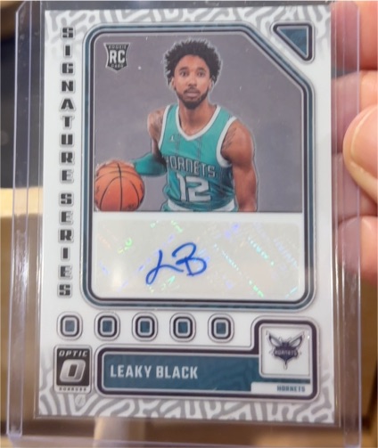 2020 Donruss Optic Signature Series #00000 Leaky Black — front