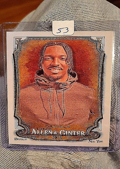 2021 Topps Allen & Ginter Daniels — front