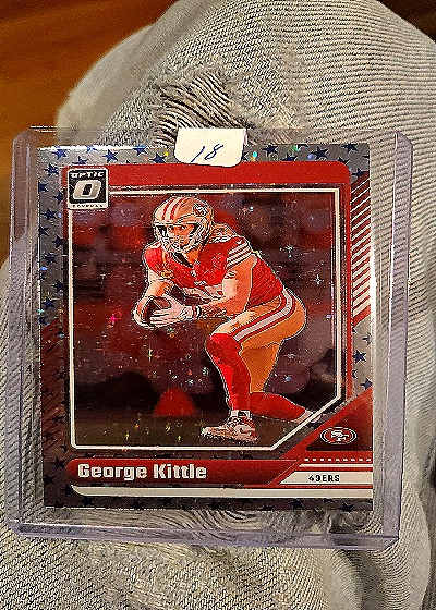 2019 Donruss Optic #18 George Kittle — front