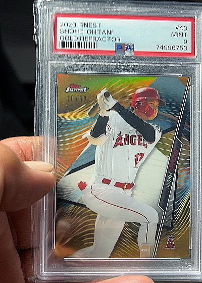 2020 Topps Finest #40 Shohei Ohtani — front