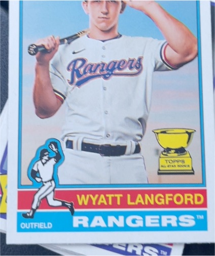 2023 Topps All-Star Rookie Wyatt Langford — front