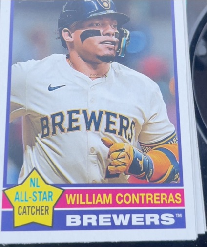 2023 Topps William Contreras NL All-Star Catcher Milwaukee Brewers — front