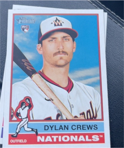 2023 Topps Heritage #HW-DC Dylan Crews — front