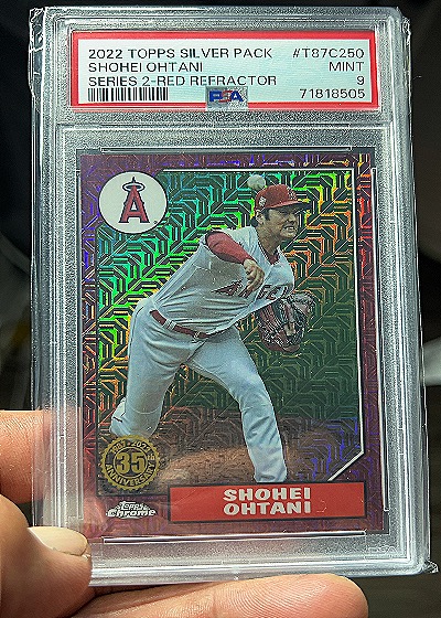 2022 Topps Silver Pack #T87C250 Shohei Ohtani — front