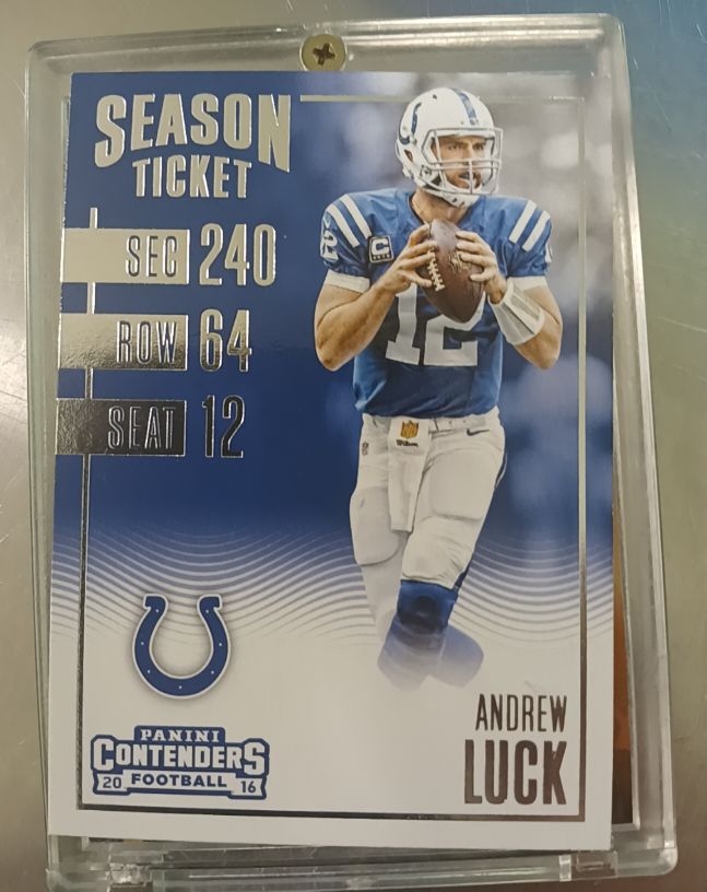2016 Panini Contenders #240 Andrew Luck — front