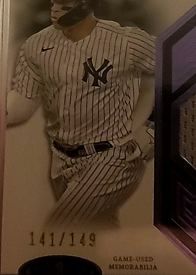 2022 Panini Prizm #141 New York Yankees Game-Used Memorabilia — front
