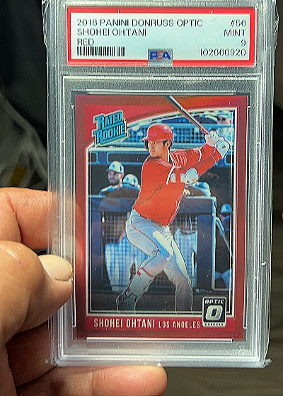 2018 Panini Donruss Optic #60 Shohei Ohtani — front