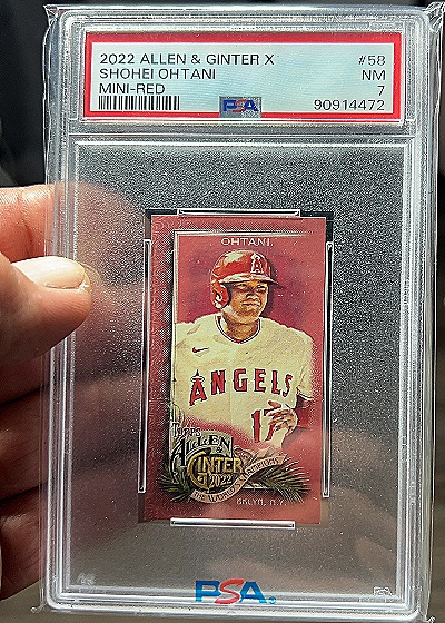 2022 Allen & Ginter X #58 Shohei Ohtani — front