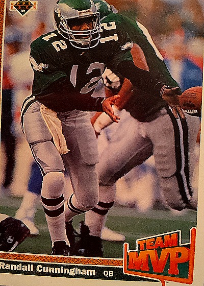 1991 Upper Deck Team MVP #MVP-12 Randall Cunningham — front