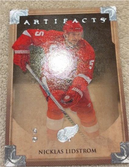 1997 Artifacts #5 Nicklas Lidstrom — front