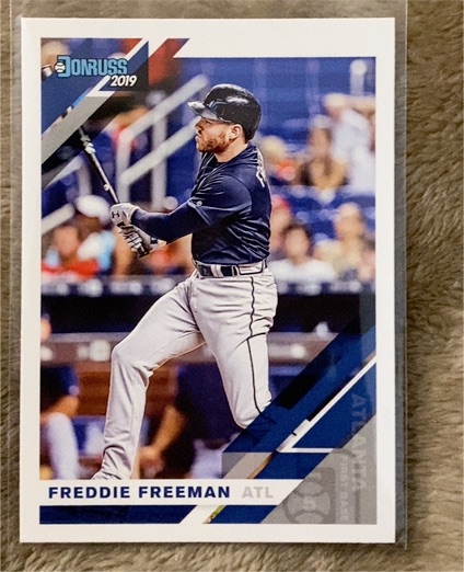 2019 Donruss #4 Freddie Freeman — front