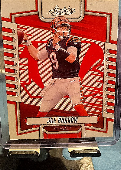 2021 Absolute Football #9 Joe Burrow — front