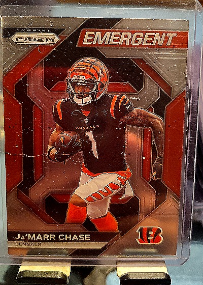 2023 Panini Prizm Football #H-7 Ja'Marr Chase Emergent — front