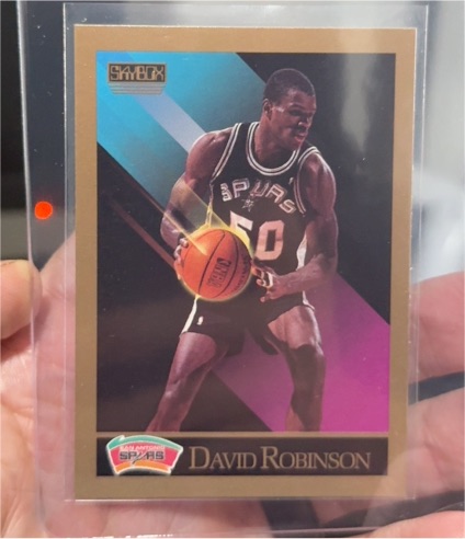 1990 SkyBox #50 David Robinson — front