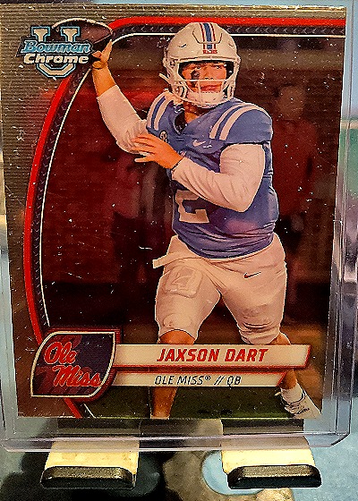 2023 Bowman Chrome # Jaxson Dart — front