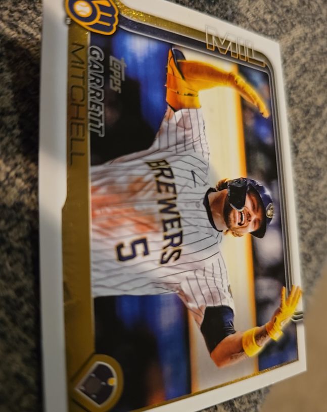 2022 Topps #MIL Garrett Mitchell — front