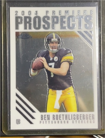 2004 Topps Chrome Premiere Prospects Ben Roethlisberger — front
