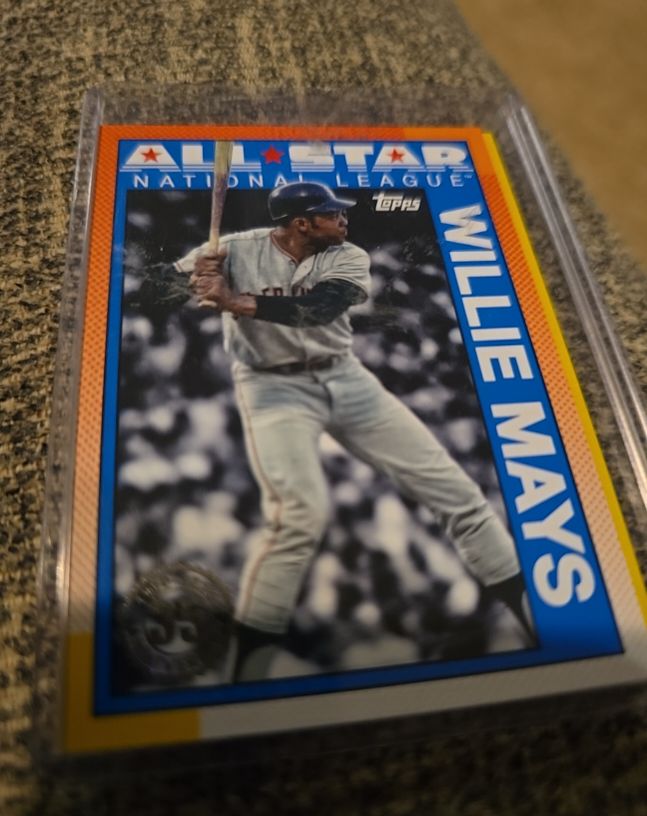 1989 Topps #1 Willie Mays — front