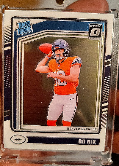 2023 Donruss Optic Rated Rookie Bo Nix — front
