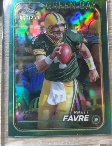 1997 Topps Chrome #170 Brett Favre — front