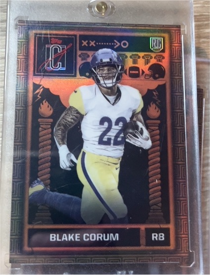 2022 Topps Rookie Card Blake Corum — front