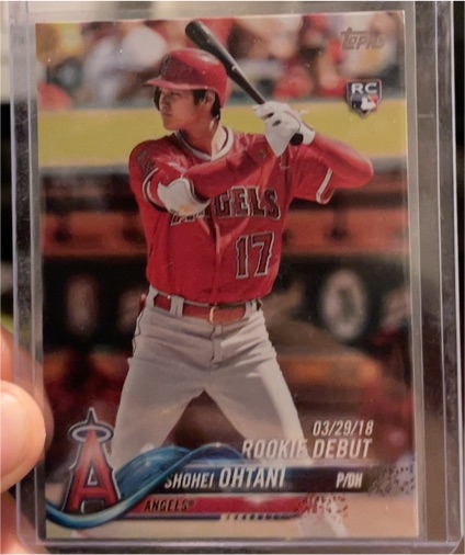 2018 Topps #17 Shohei Ohtani — front