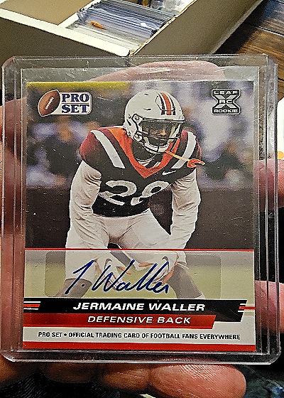 1991 Pro Set #1 Jermaine Waller — front