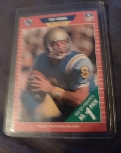 1990 Score #1 Troy Aikman — front